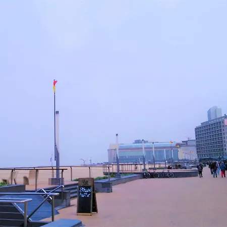 Studio Center Of W/parking & South Terrace 아파트 오스텐드